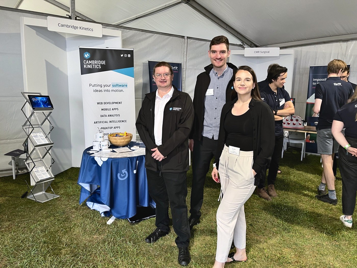 Our stand at the county day